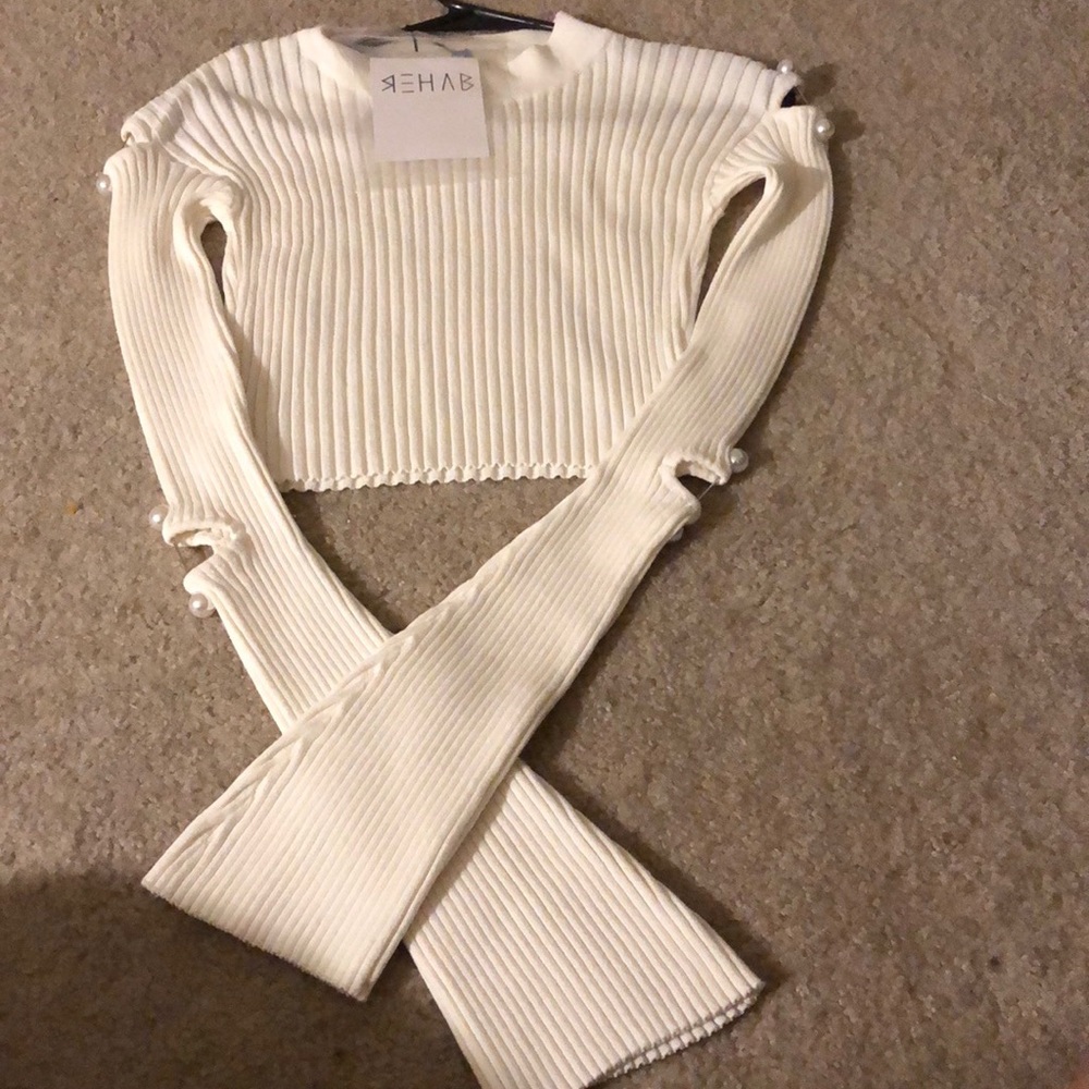 Rehab Crop Sweater